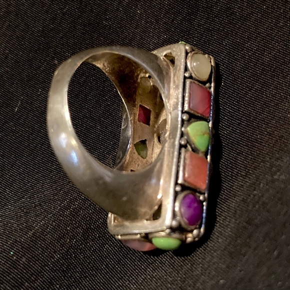 Rare vintage southwest ring silver - Picture 6 of 10